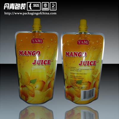 China Moisture Proof Spout Pouch                 Flexible Packaging Pouches For Mango Juice for sale