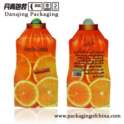 China Injection Moulding Stand Up Spout Pouches , Resealable Aluminum Foil Bags for sale