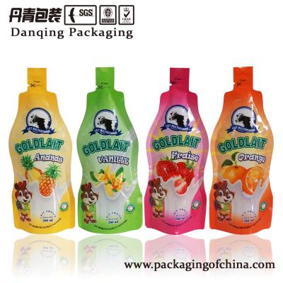 China 200ML Vivid Printing Juice Plastic Liquid Pouch Bag Customized Customized for sale