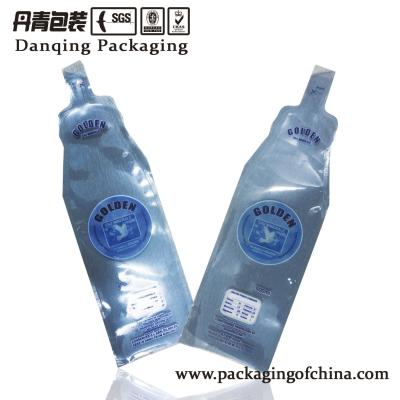 China 500ml Beverage Injection Stand up Liquid Pouch with PE Material D0128 for sale