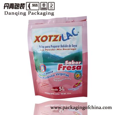 China Opaque Food Packaging Stand Up Plastic Pouches With Zipper Custom Printed for sale