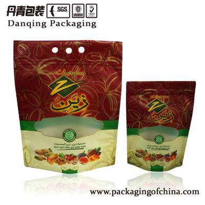 China Ziplock Stand Up Bags , Custom Printed Food Bags For Snack / Nut Packaging for sale