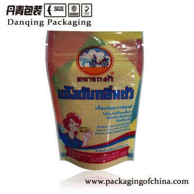 China Opaque PET PE Stand Up Zipper Pouches with Tear Notch Customized Size for sale