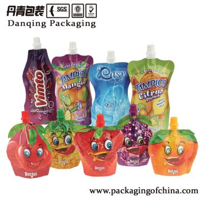 China O alimento do suco de fruto levanta-se o saco da soldadura térmica de Doypack do malote com material laminado à venda