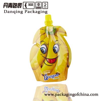 China Opaque Packaging Food Grade Stand Up Pouches With Spout Nozzle Customized Size for sale