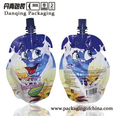 China Heat Seal Stand Up Pouch With Spout  / PET AL NY PE Laminated Material Customized for sale