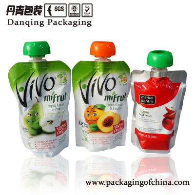 China Foil Stand Up Pouch With Spout , Customized Doypack Food Grade Packaging Bag for sale