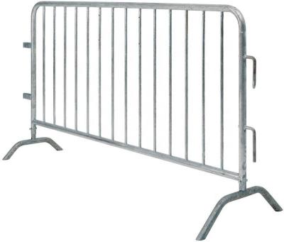 China Hot Sale Galvanized Traffic Road Safety Easily Assembled Crowd Control Pedestrian Barriers 2400 x1500mm for sale