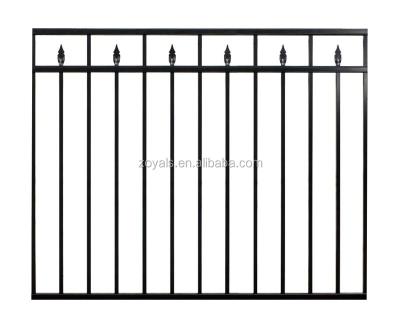 China Easily compiled house gate designs and wrought iron fence/steel fence for sale