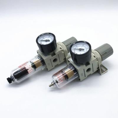 China SMC Type AW2000-02 / AW2000-02D Filter Hotels Pneumatic Regulator for sale