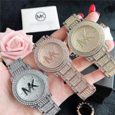 China Diamond Women Silver Ladies Wrist waterproof watches rhinestone luxury women's brand bracelet watch for sale