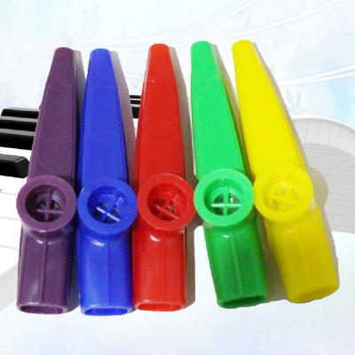 China Outdoor Equipment Multifunctional Hot Selling Karl Orff Musical Instruments Whistles Colorful Plastic Musical Instruments Cheap Kazoo for sale