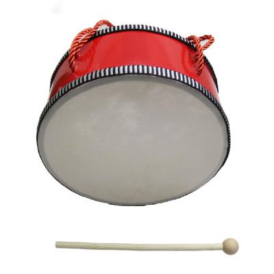 China Children learning & Type exercise; Musical Enlightenment Musical Instrument Toy Kids Hand Knock Drum Double-sides Wooden Drums for Party for sale