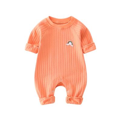 China 100% Cotton Baby Rompers 100% Empty Cotton Long Sleeve 0-3 Months OEM/ODM Clothes for sale