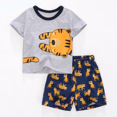 China Boys Smart Casual Clothing Boutique Short Sleeve Sets Turtle Boys Summer Clothing Two Piece Sets for sale