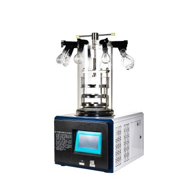 China Medicine Curing Benchtop Lyophilization Machine Sublimation Condensation Dryer Vacuum Freeze Dryer Home Standard Type Freeze Drying for sale