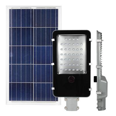 China 40w housing Aluminum Alloy Solar street light outdoor 30W Solar motion sensor street light for sale