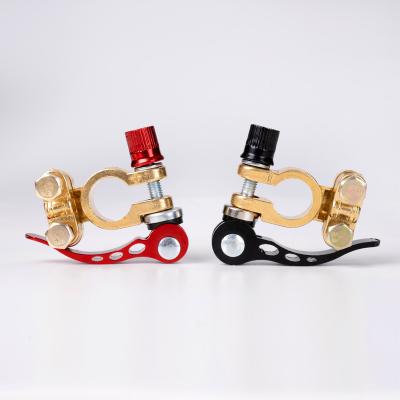 China Power Connection China Manufacturer Supply Car Quick Release Battery Terminals Connectors Brass Flange for sale