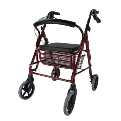 China China Supply High Quality Detachable Easy Folding Aluminum Step Rollator Easy Folding With Seat for sale