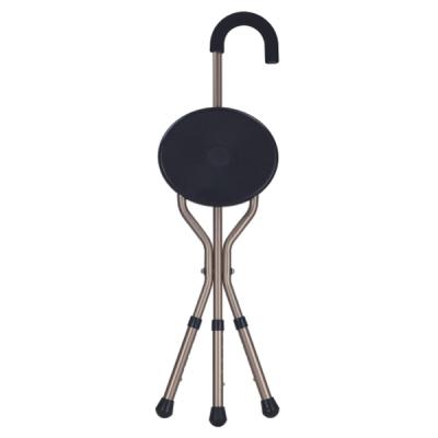 China SC2075 Aluminum Three Leg Height Adjustable Jump Seat Cane 3 And Walking Aids SC2075 Stick for sale