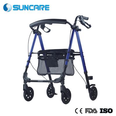 China SC5000 High Quality Foldable Economical Aluminum Collapsible Rollator For Adults With Adjustable Handle And Seat Height for sale