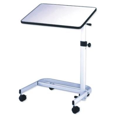 China SC-OT11 Stainless portable hospital overbed table dining table for laptop set for sale