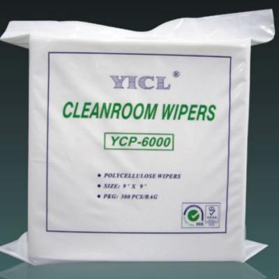 China 68 Gsm 45% Polyester 55% Cellulose Sustainable Class 100-10000 Nonwoven Wipers for sale