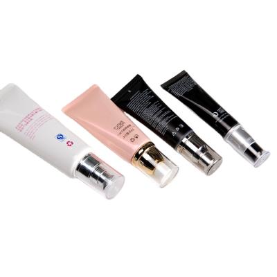 China Empty Cosmetics 15ml 30ml 50ml Cosmetic Airless Pump Plastic Tube For Eye Cream BB Cream for sale