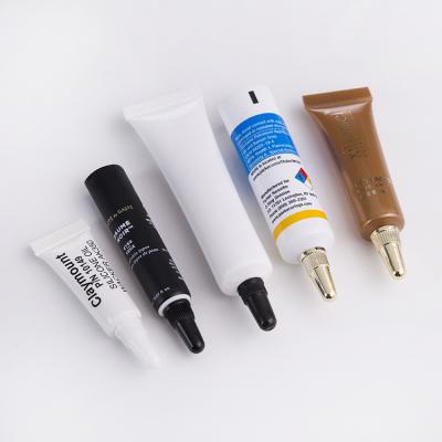 China 3ml 5ml 10g 20g Cosmetic Eco-Friendly Plastic Tube Long Spout Squeeze Tube For Eye Cream Lip Gloss Tube for sale