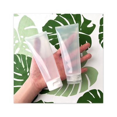 China Cosmetic Tube 100ml Clean Shiny Cosmetic Facial Cleanser And Body Lotion Exfoliating Cosmetic Bottle Packaging Tube In Stock for sale