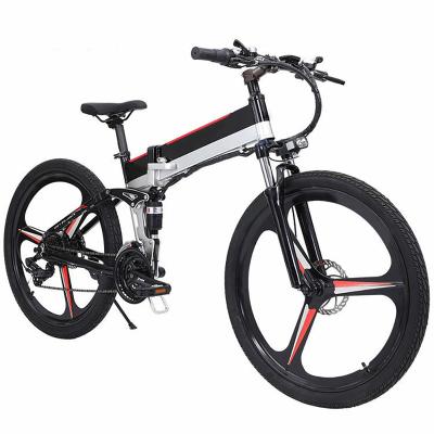 China Aluminum Alloy Xinyida 26 Inch 350w Electric Bicycle Folding 48v 10ah Off Road Lithium Battery Moped Electric Bike for sale