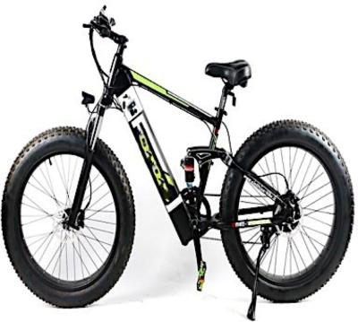 China Aluminum Alloy City Electric Bike 48v 500w 26 Inch Fat Tire Step By Bicycle 10ah Dual Battery Electric Mountain Bike for sale