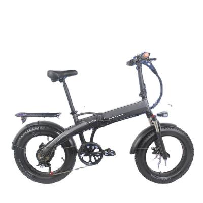 China Aluminum Alloy 7 Speed ​​Ebike Folding 48v 13ah 500w Electric Bike Electric Bicycle For Adult for sale