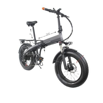 China Good Quality Eu Electric Bicycle Aluminum Alloy Ebike 48v 500w 13ah Long Range Fat Tire Folding Running Electric Bike For Adults for sale