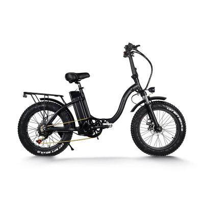 China Aluminum Alloy Mountain Electric Bicycle 20 Inch Aluminum Alloy Full Suspension Foldable Electric Bike Ebike 21 Speed for sale