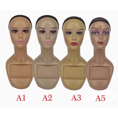 China With Cheap Wig Mannequin Head Makeup Jewelry Display Female Wig Mannequin Heads For Wigs for sale