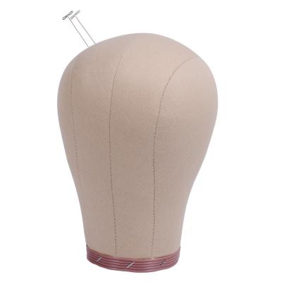 China Tools for making wigs canvas cork head mannequin for wigs make makeup jewelry display wig mannequin female heads for wigs for sale