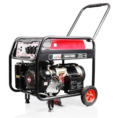 China Small Generator Supply Electric Power For Home Use BISON Engine 5.5HP 6.5HP 10kva 7.5kva 8500w Silent Electric Gasoline Generator Price 2.5kw 5kw Parts (CHINA) for sale