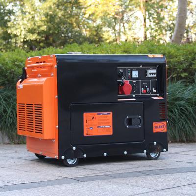 China BISON CHINA 3kw 3kva Portable Silent Diesel Generator 380 Volt BS3500DSE for sale