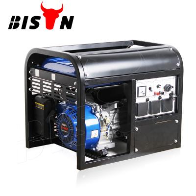 China BISON(CHINA) Generators 220V Lutian Single Phase Low RPM Gas Generator Reliable Micro Gas Generator BS3500QE Gasoline Power for sale