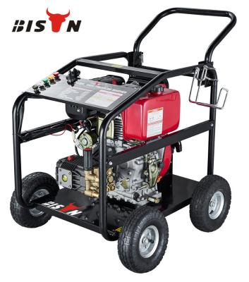 China Other Bison (China) BSD-200B 10HP 200Bar Powerful Diesel Car Pressure Washer With Electric Start for sale