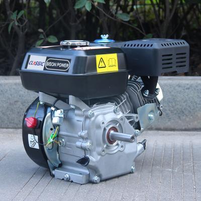 China Japan small structure gasoline engine BISON CHINA 6.5HP 5HP 168F-1 OHV OHV air cooled Mini Bs 200 small gasoline gasoline engine for sale