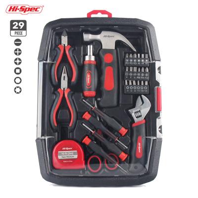 China Household Use Professional Repair Tool Kit Hispec 29 Piece Tool Kit Box for sale