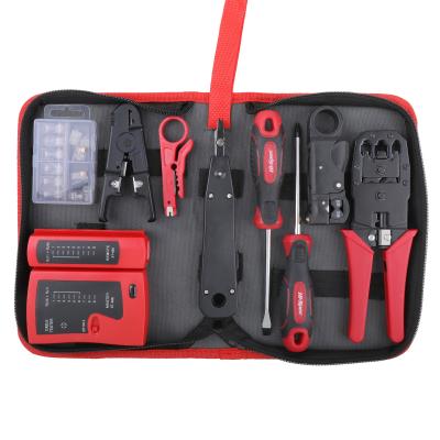 China Hi-Spec. Multifunctional All Included Network Cable Tester Universal Stripper Network Toolkit for sale