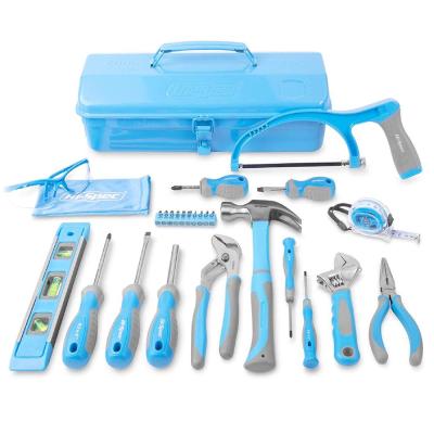 China Hispec 33 Real Children's DIY Hispec 33 PC Kids Tool Kit Kit Tool Kit for Kids DIY with Blue Garbage Truck Toy Tool Box for sale