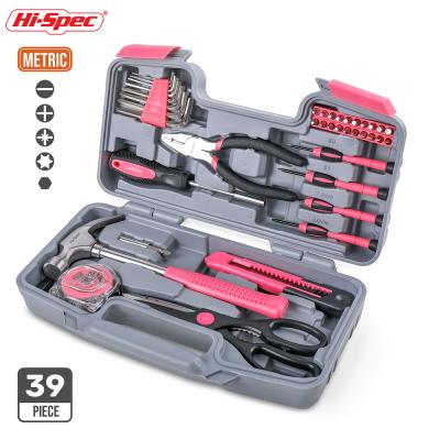 China Hispec Household Use Hot Sale DIY Tool Kit Sets With Precision Screwdrivers and Allen Key 39 Piece Household for sale