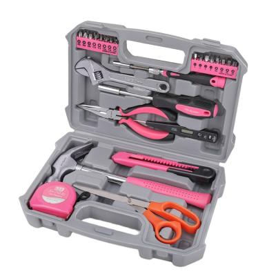 China Hispec Household Use 45 Pieces Home DIY Tool All Kinds Tools Household Tool Kit for sale