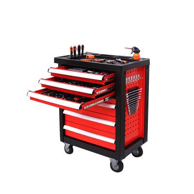 China Workshops Store Us Machines Roller Drawer Toolbox Trolley General Professional Industrial Tool Cabinet And Storage Trolley With Wheels for sale