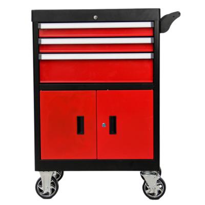 China Durable Work Bench Garage Tool Cabinet Trolley Drawer Tool Boxes and Storage Lockable Tool Cabinet on Wheels for sale