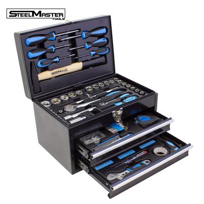 China 117pcs Automotive Multi Function Tools and Box Professional Car Tools Chest Tool Chest Set Mechanic Set for sale